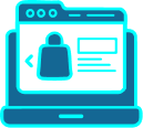 Laptop con interfaz de gestión de Tango Gestión